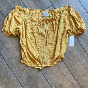 All Things Are Possible BOHO blouse sz XL